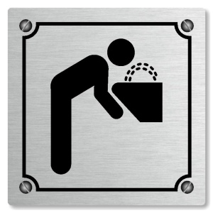 Pítko, 118x118mm, stříbrná, Kansas